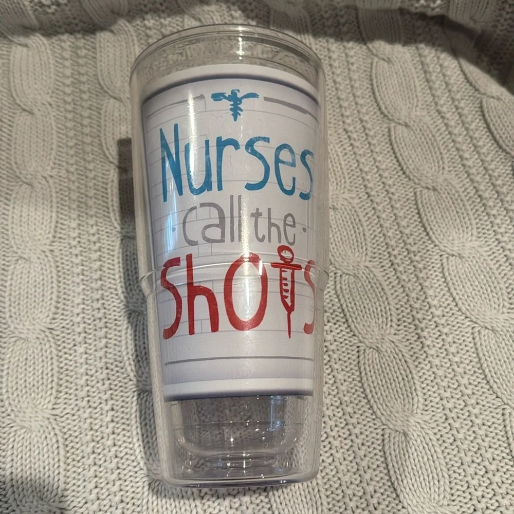 Tervis “Nurses Call the Shots” Tumbler 24 oz nwot